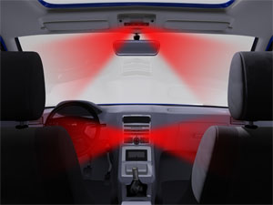 Using an IR temperature sensor array inside a vehicle Using an IR temperature sensor array